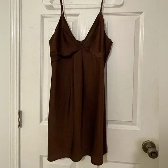 Forever 21 | Dresses | Brown Satin Dress | Poshmark